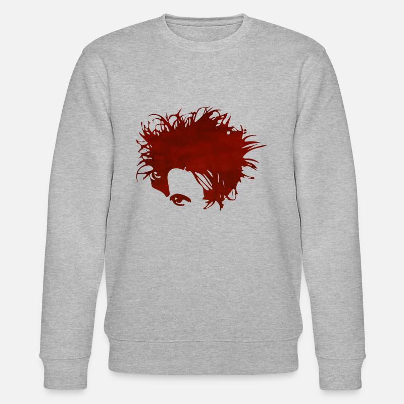 New Wave Hero Red Gothic - Stanley/Stella Unisex Bio-Sweatshirt CHANGER  - Grau meliert