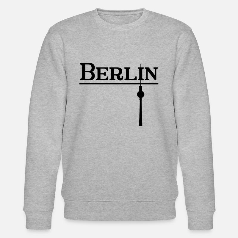 Berlin - Stanley/Stella Unisex Bio-Sweatshirt CHANGER  - Grau meliert