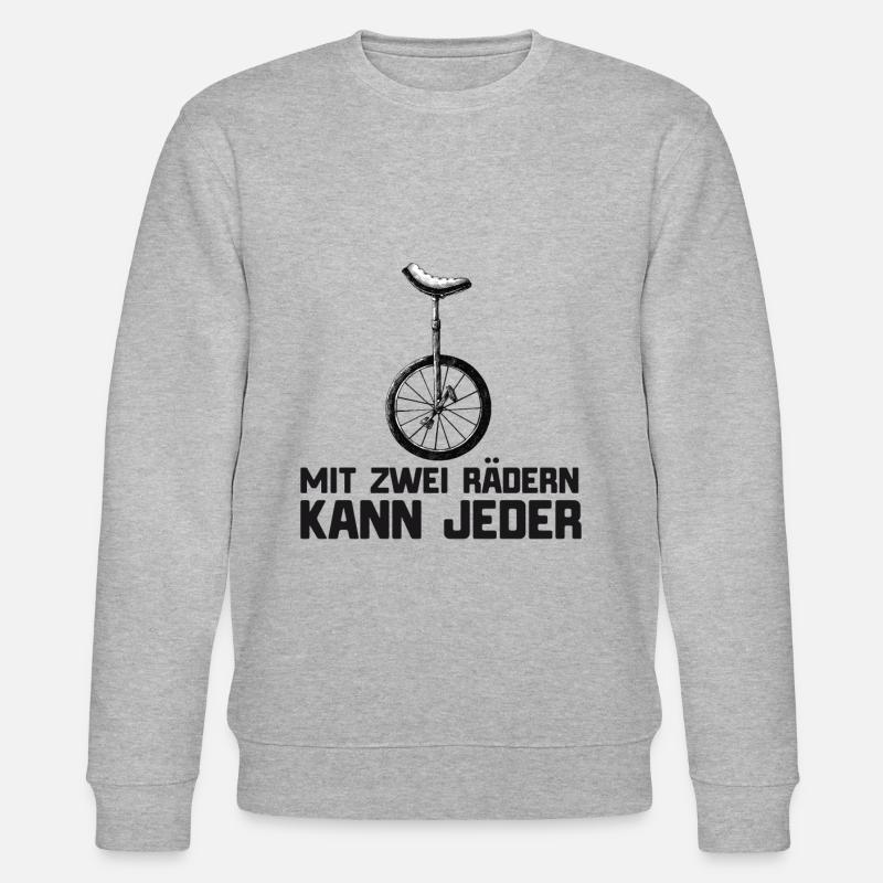 Einrad - Stanley/Stella Unisex Bio-Sweatshirt CHANGER  - Grau meliert