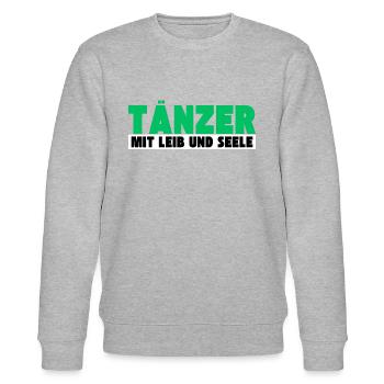 Tänzer mit Leib und Seele - Stanley/Stella Unisex Bio-Sweatshirt CHANGER  - Grau meliert - Vorne - Nik (191cm) & Marisol (170cm)