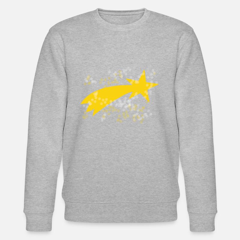 Sternschnuppe - Stanley/Stella Unisex Bio-Sweatshirt CHANGER  - Grau meliert