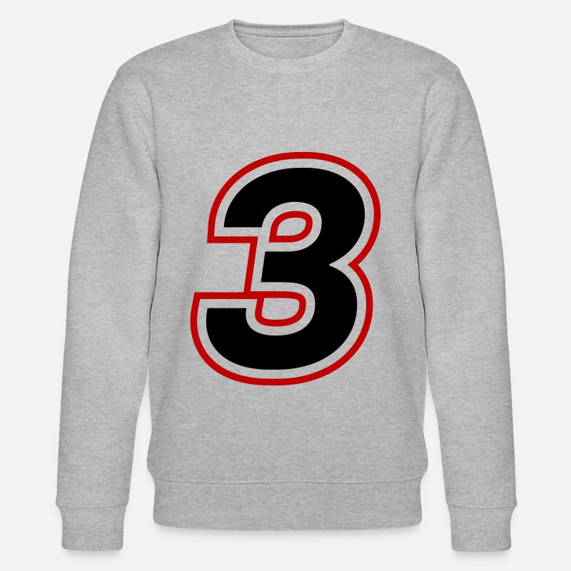 3 nombre symbole - Sweat bio CHANGER Stanley/Stella Unisexe - gris chiné