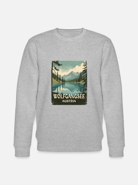 Wolfgangsee - Stanley/Stella Unisex Bio-Sweatshirt CHANGER - Grau meliert
