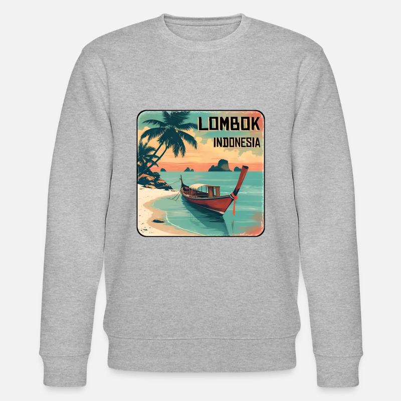 Lombok - Stanley/Stella Unisex Bio-Sweatshirt CHANGER  - Grau meliert