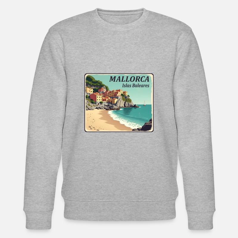 Mallorca - Stanley/Stella Unisex Bio-Sweatshirt CHANGER  - Grau meliert