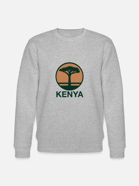 Kenya Tree Round - Stanley/Stella CHANGER Unisex Organic Sweatshirt - heather grey