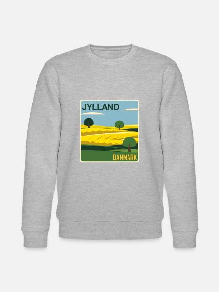 Jutland Jylland Denmark - Stanley/Stella CHANGER Unisex Organic Sweatshirt - heather grey