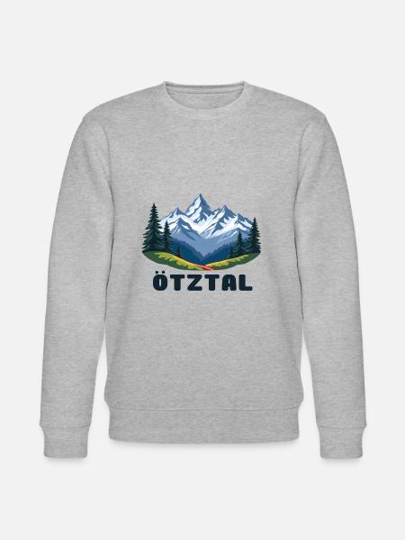 Oetztal Ötztal - Stanley/Stella Unisex Bio-Sweatshirt CHANGER - Grau meliert