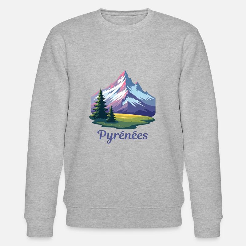 Pyrénées Pyrénées - Sweat bio CHANGER Stanley/Stella Unisexe - gris chiné