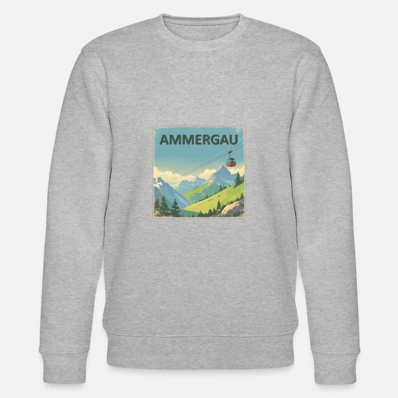 Ammergau - Sweat bio CHANGER Stanley/Stella Unisexe - gris chiné