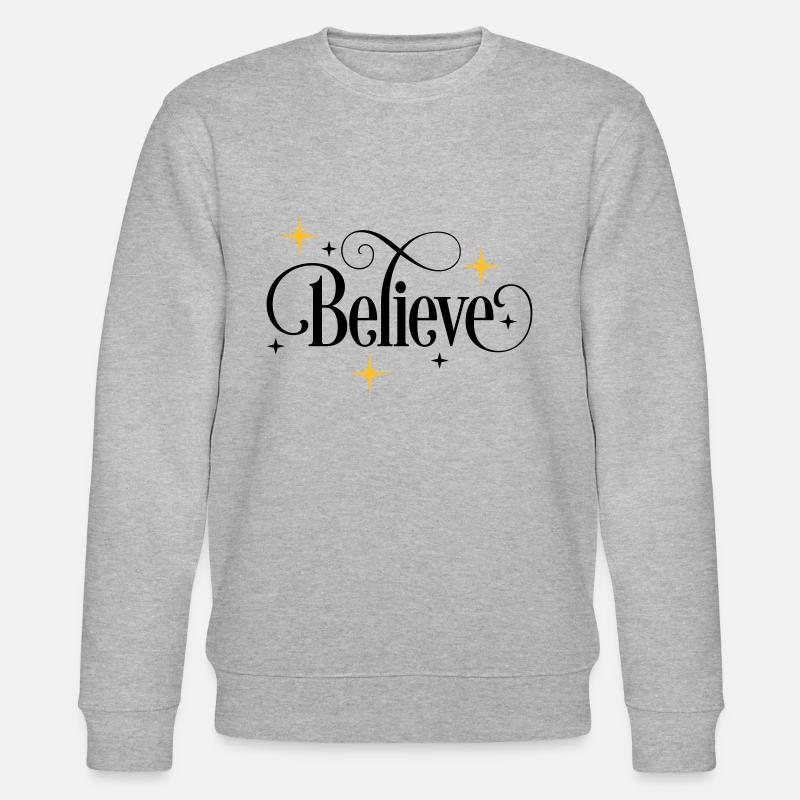 Glauben - Stanley/Stella Unisex Bio-Sweatshirt CHANGER  - Grau meliert