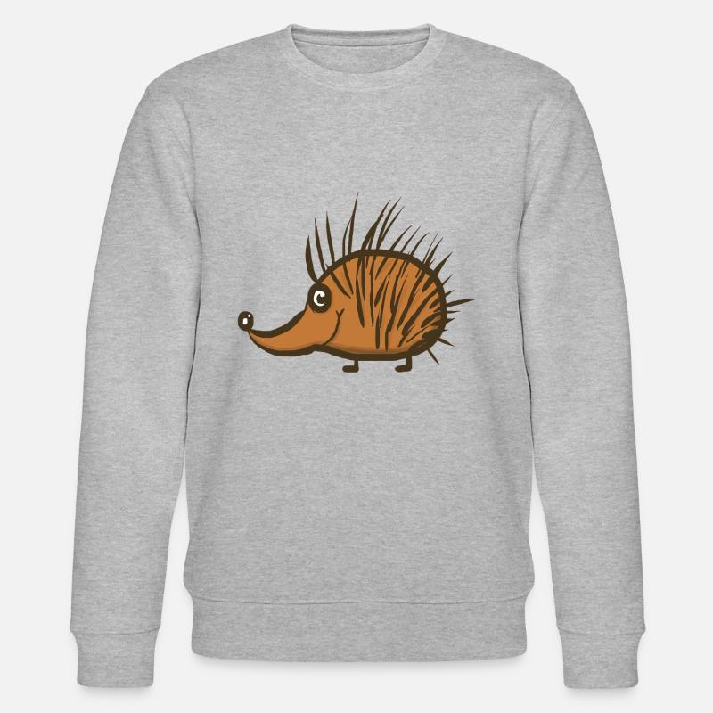 Igel - Stanley/Stella Unisex Bio-Sweatshirt CHANGER  - Grau meliert