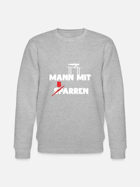 Kunstturnen Barrenturnen - Stanley/Stella Unisex Bio-Sweatshirt CHANGER  - Grau meliert