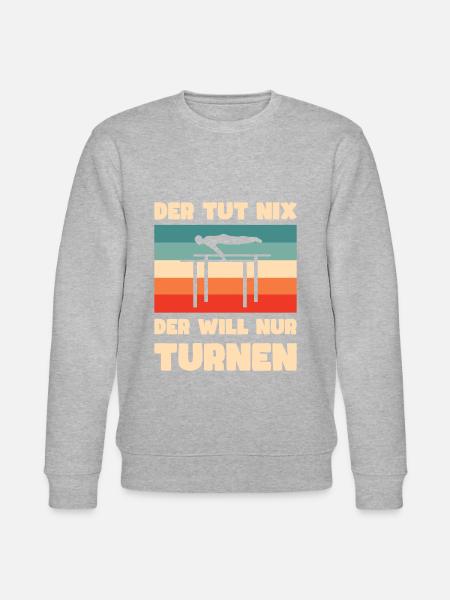 Kunstturnen Barren Turnen - Stanley/Stella Unisex Bio-Sweatshirt CHANGER - Grau meliert
