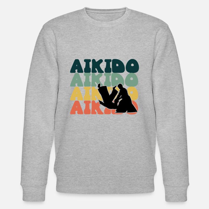 Aikido - Stanley/Stella Unisex Bio-Sweatshirt CHANGER  - Grau meliert
