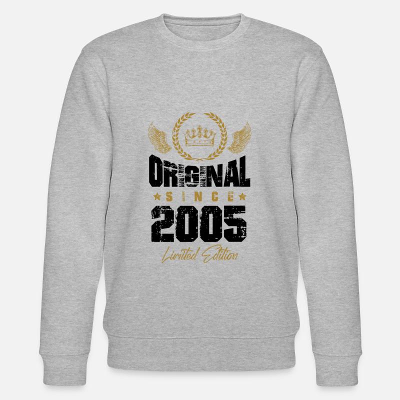 Édition limitée 2005 - Sweat bio CHANGER Stanley/Stella Unisexe - gris chiné