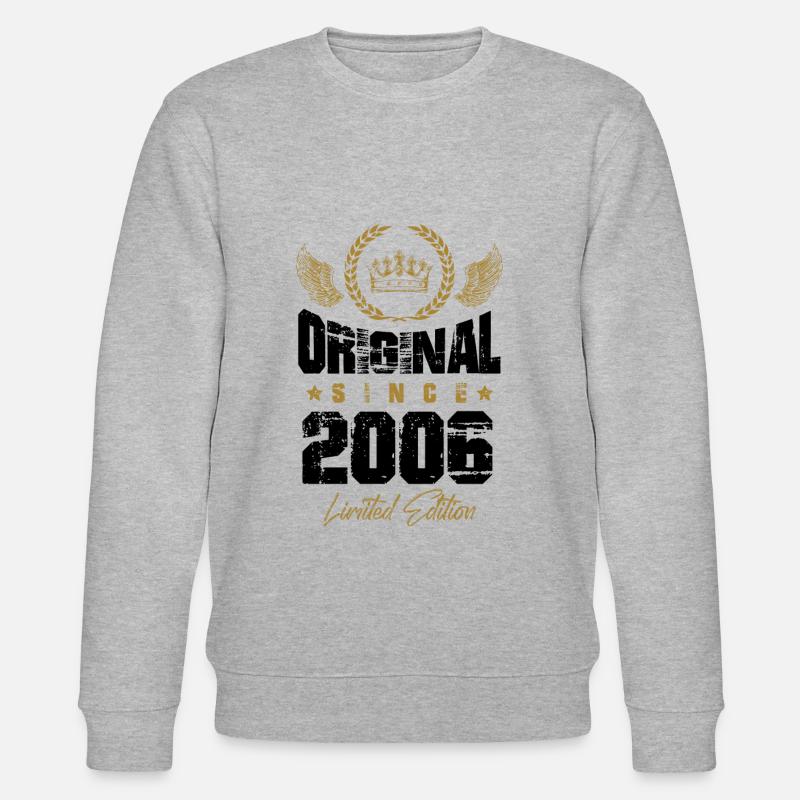 Édition limitée 2006 - Sweat bio CHANGER Stanley/Stella Unisexe - gris chiné