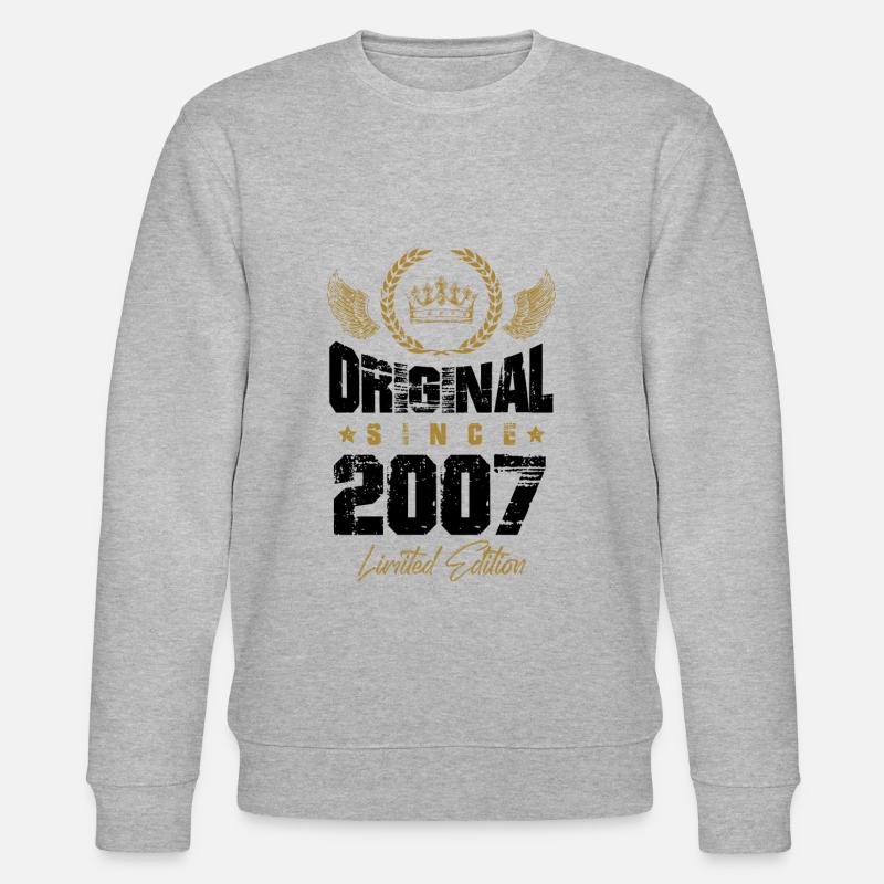 2007 limited edition - Stanley/Stella Unisex Bio-Sweatshirt CHANGER  - Grau meliert