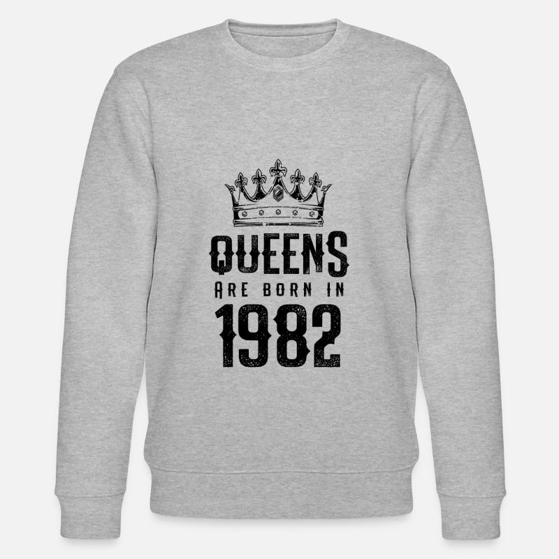 born in 1982 - Stanley/Stella Unisex Bio-Sweatshirt CHANGER  - Grau meliert