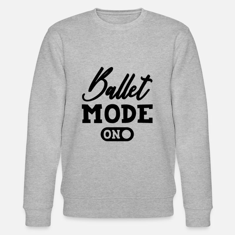tanzen ballet - Stanley/Stella Unisex Bio-Sweatshirt CHANGER  - Grau meliert