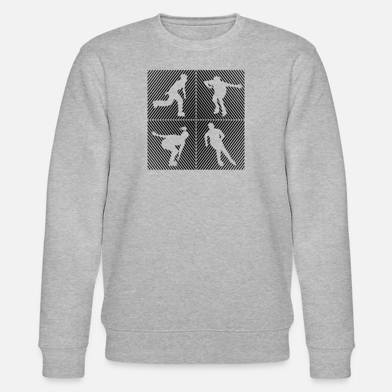 Rollers Rollers Rollers Rollers - Sweat bio CHANGER Stanley/Stella Unisexe - gris chiné