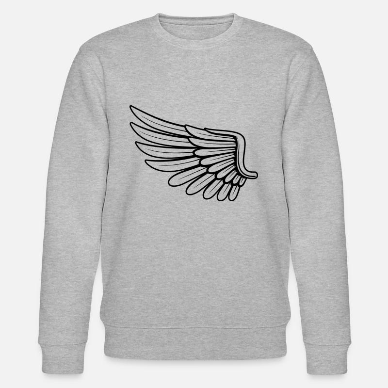 Wing - Stanley/Stella Unisex Bio-Sweatshirt CHANGER  - Grau meliert