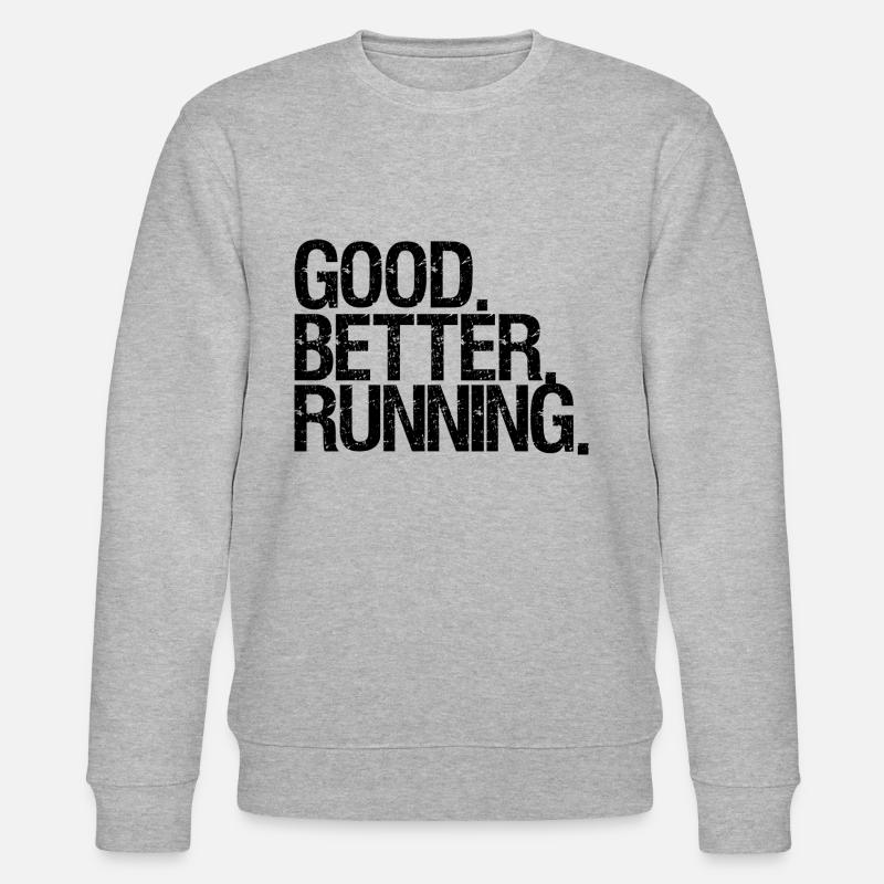 Running - Stanley/Stella Unisex Bio-Sweatshirt CHANGER  - Grau meliert