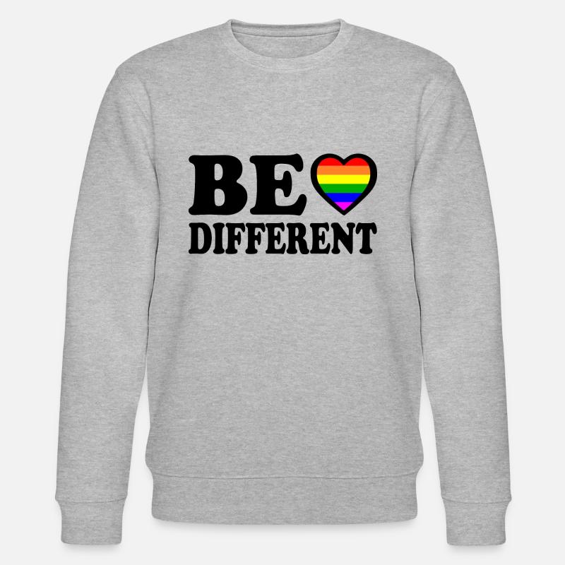 Be different - Stanley/Stella Unisex Bio-Sweatshirt CHANGER  - Grau meliert