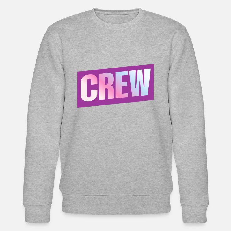 Crew - Stanley/Stella Unisex Bio-Sweatshirt CHANGER - Grau meliert