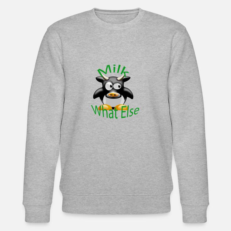 Kuh what Else - Stanley/Stella Unisex Bio-Sweatshirt CHANGER  - Grau meliert