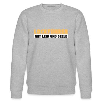 Lockführer mit Leib und Seele - Stanley/Stella Unisex Bio-Sweatshirt CHANGER  - Grau meliert - Vorne - Nik (191cm) & Marisol (170cm)