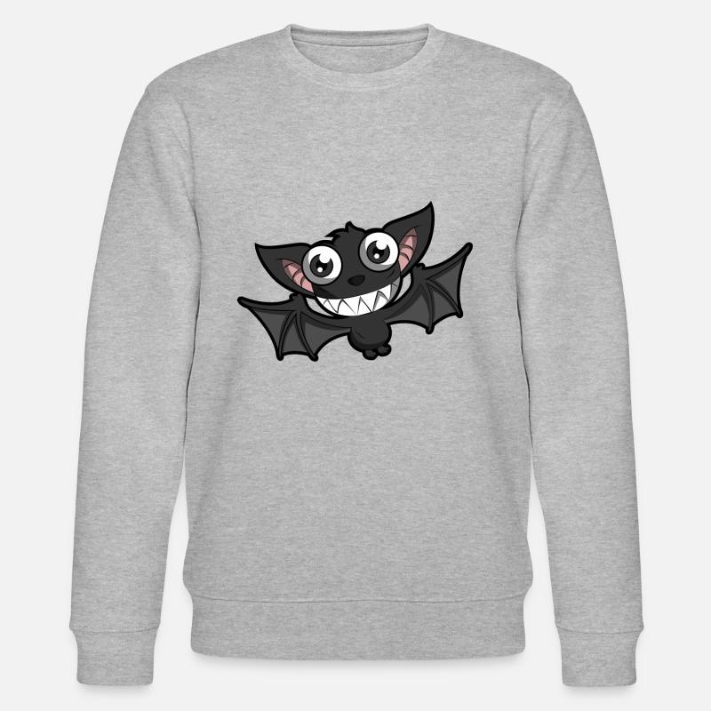 Chauve souris - Sweat bio CHANGER Stanley/Stella Unisexe - gris chiné