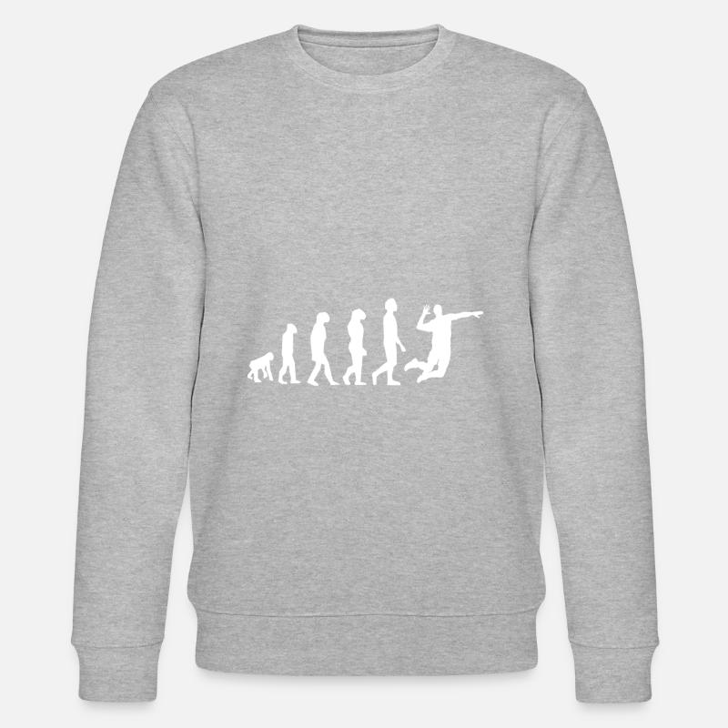 evolution volley - Stanley/Stella CHANGER Unisex Organic Sweatshirt - heather grey
