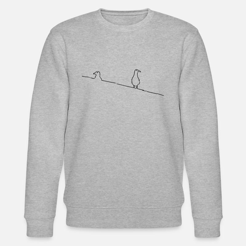 Seagulls Djupvik - Stanley/Stella CHANGER Unisex Organic Sweatshirt - heather grey