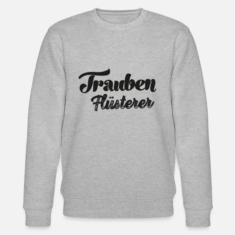 Winzer Traubenflüsterer Winzerin Wein Weinhandel - Stanley/Stella Unisex Bio-Sweatshirt CHANGER  - Grau meliert