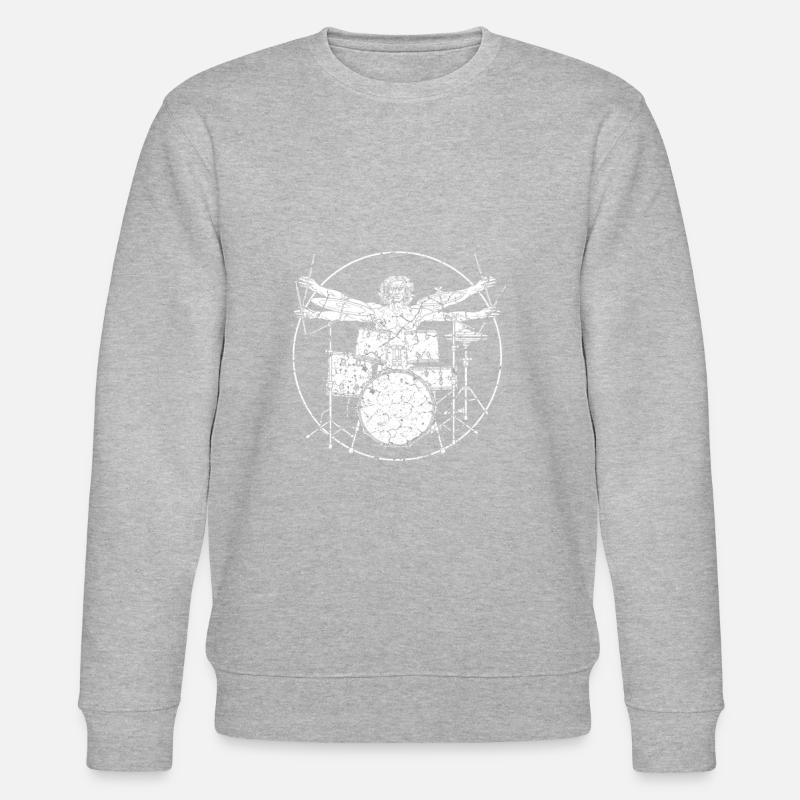 Drums Gift Drummer Percussion - Stanley/Stella CHANGER Unisex Organic Sweatshirt - undefined