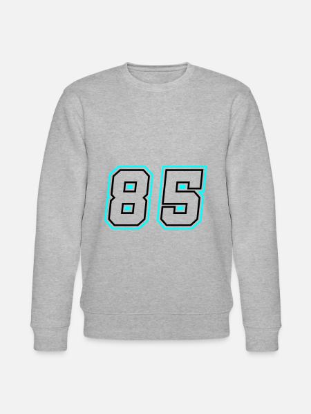 85 number symbol - Stanley/Stella CHANGER Unisex Organic Sweatshirt - heather grey