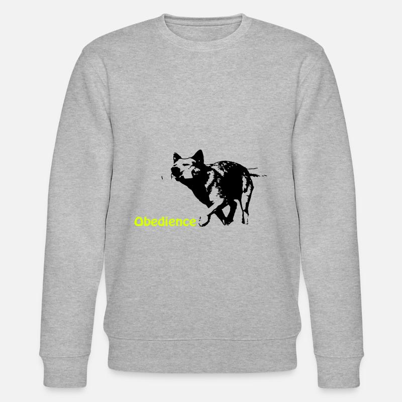 Obedience Cattledog - Stanley/Stella Unisex Bio-Sweatshirt CHANGER  - Grau meliert
