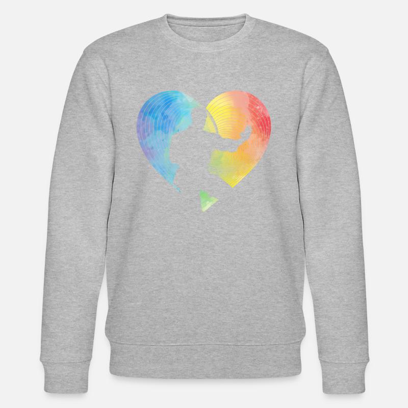 Wing Chun - Stanley/Stella Unisex Bio-Sweatshirt CHANGER  - Grau meliert