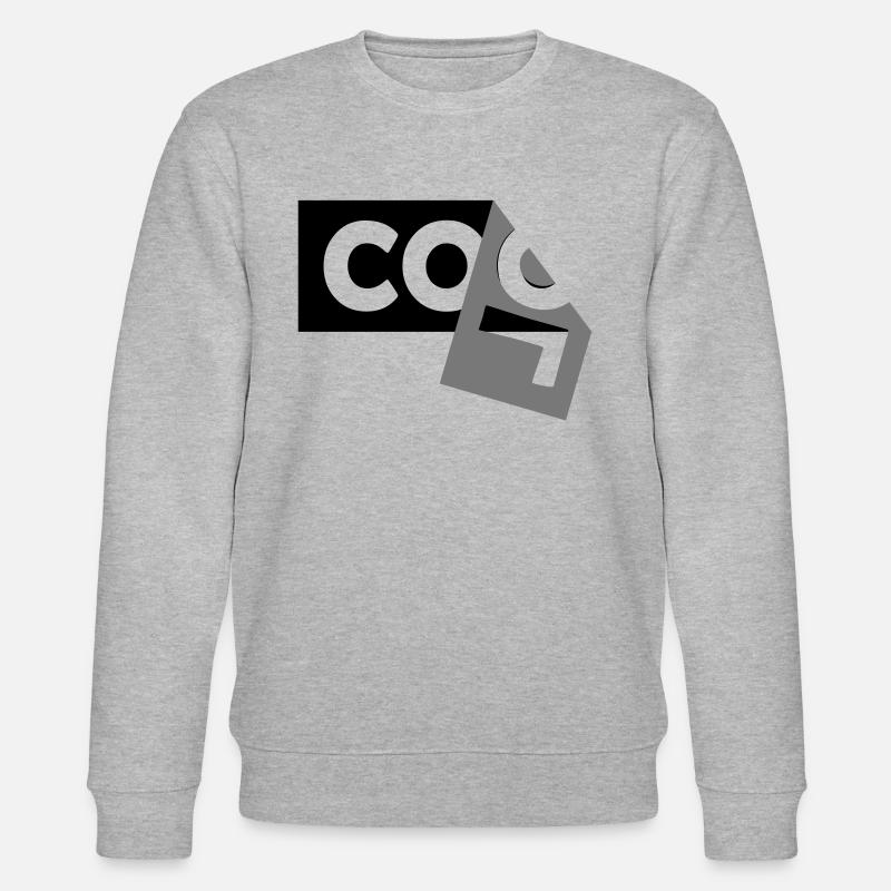 Halb abgerissenes Design - Stanley/Stella Unisex Bio-Sweatshirt CHANGER  - Grau meliert