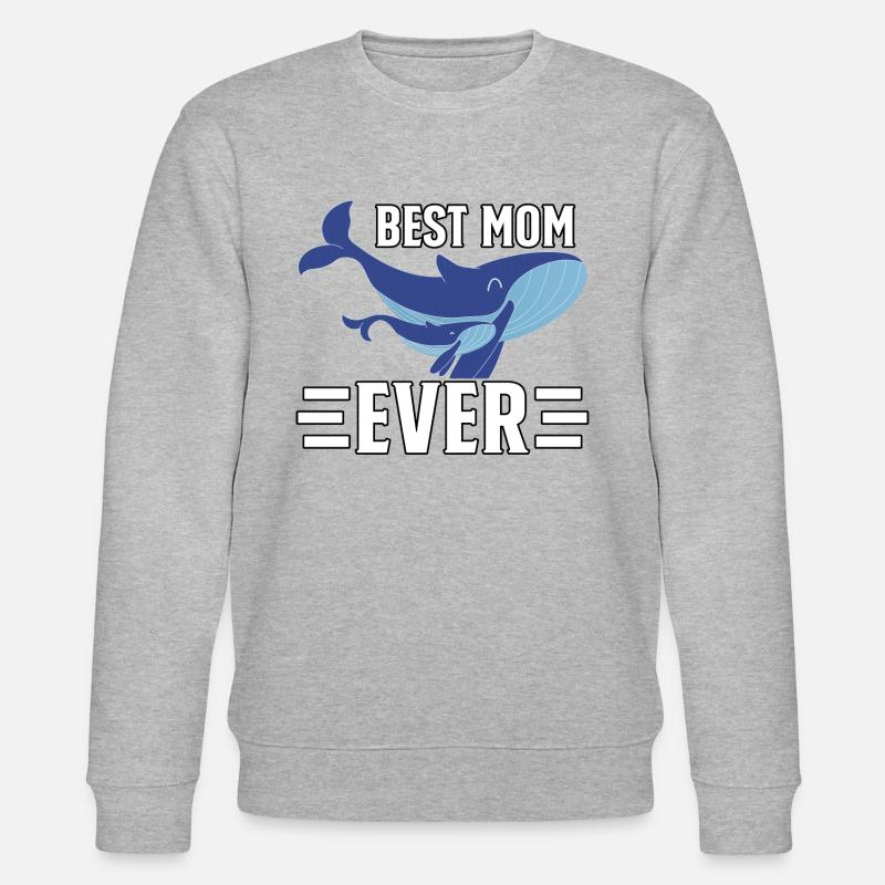 Die beste Mutter aller Zeiten - Stanley/Stella Unisex Bio-Sweatshirt CHANGER - Grau meliert