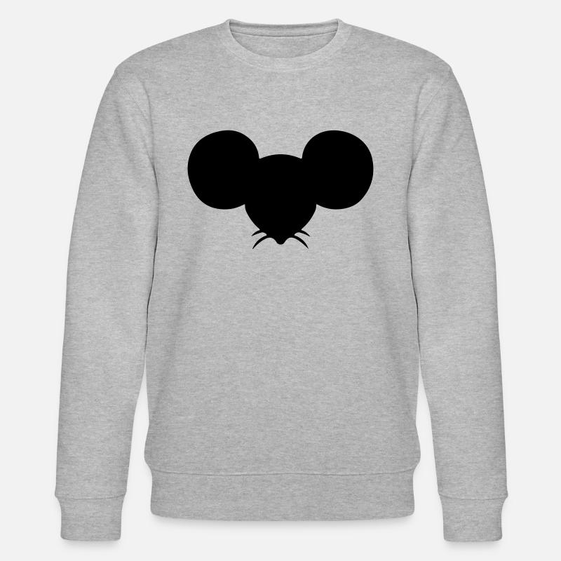 Souris Souris Tête Souris Souris - Sweat bio CHANGER Stanley/Stella Unisexe - gris chiné
