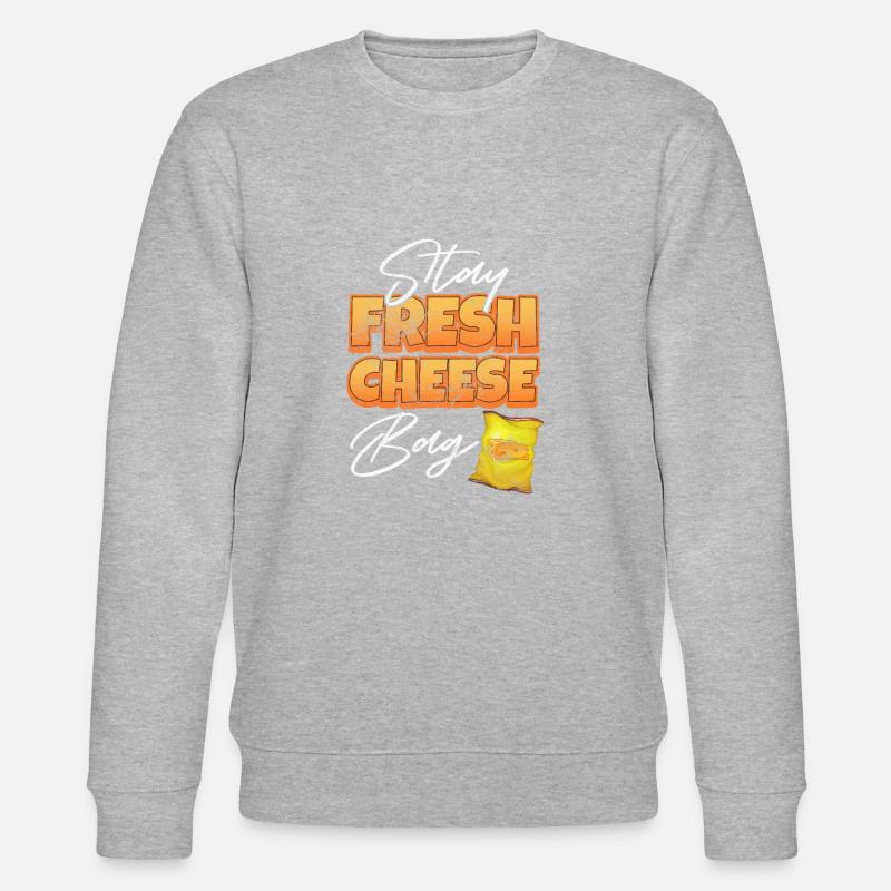 Käse - Stanley/Stella Unisex Bio-Sweatshirt CHANGER  - Grau meliert