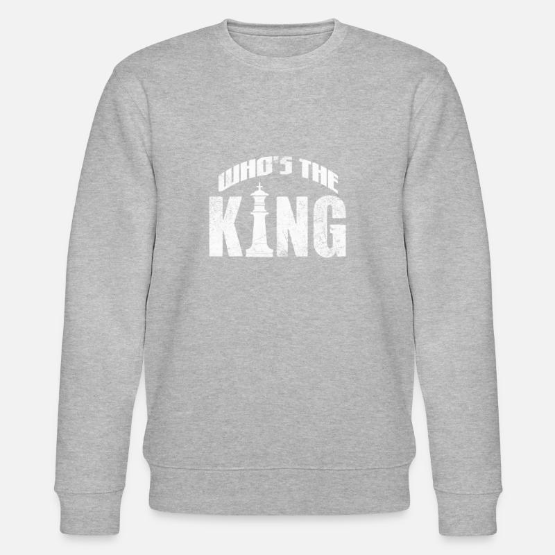 Schach - Stanley/Stella Unisex Bio-Sweatshirt CHANGER - Grau meliert