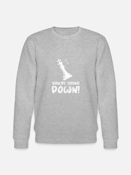 Schach - Stanley/Stella Unisex Bio-Sweatshirt CHANGER - Grau meliert