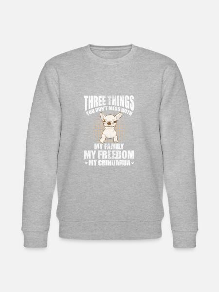 Chihuahua - Stanley/Stella CHANGER Unisex Organic Sweatshirt - heather grey