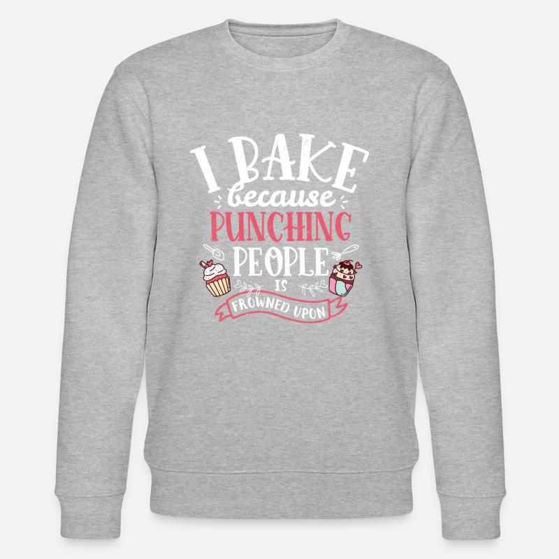 Cupcake - Stanley/Stella Unisex Bio-Sweatshirt CHANGER  - Grau meliert