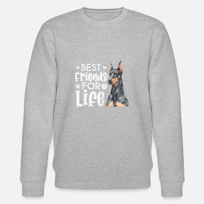 Doberman - Stanley/Stella CHANGER Unisex Organic Sweatshirt - heather grey