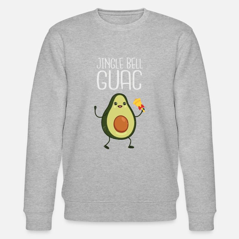 Noël à l’avocat - Sweat bio CHANGER Stanley/Stella Unisexe - gris chiné