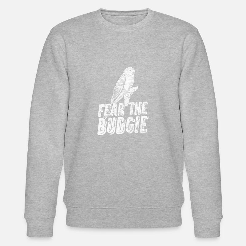 Perruche ondulée - Sweat bio CHANGER Stanley/Stella Unisexe - gris chiné